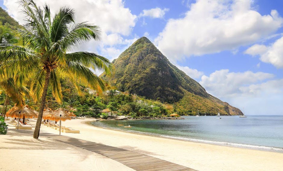 Vieux Fort Lighthouse at Moule-a-Chique, Vieux Fort, Saint Lucia